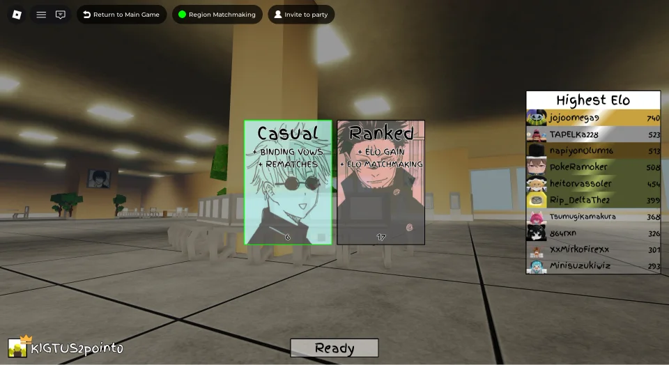 Gamemodes — Jujutsu Shenanigans