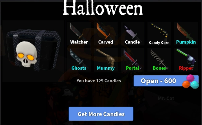 2020 Halloween Box — Ящик или набор в Murder Mystery 2