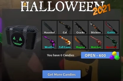 2021 Halloween Box — Ящик или набор в Murder Mystery 2