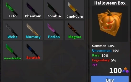 Halloween Event 2017 — Событие в Murder Mystery 2
