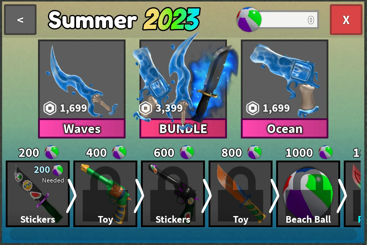 Summer Event 2023 — Событие в Murder Mystery 2