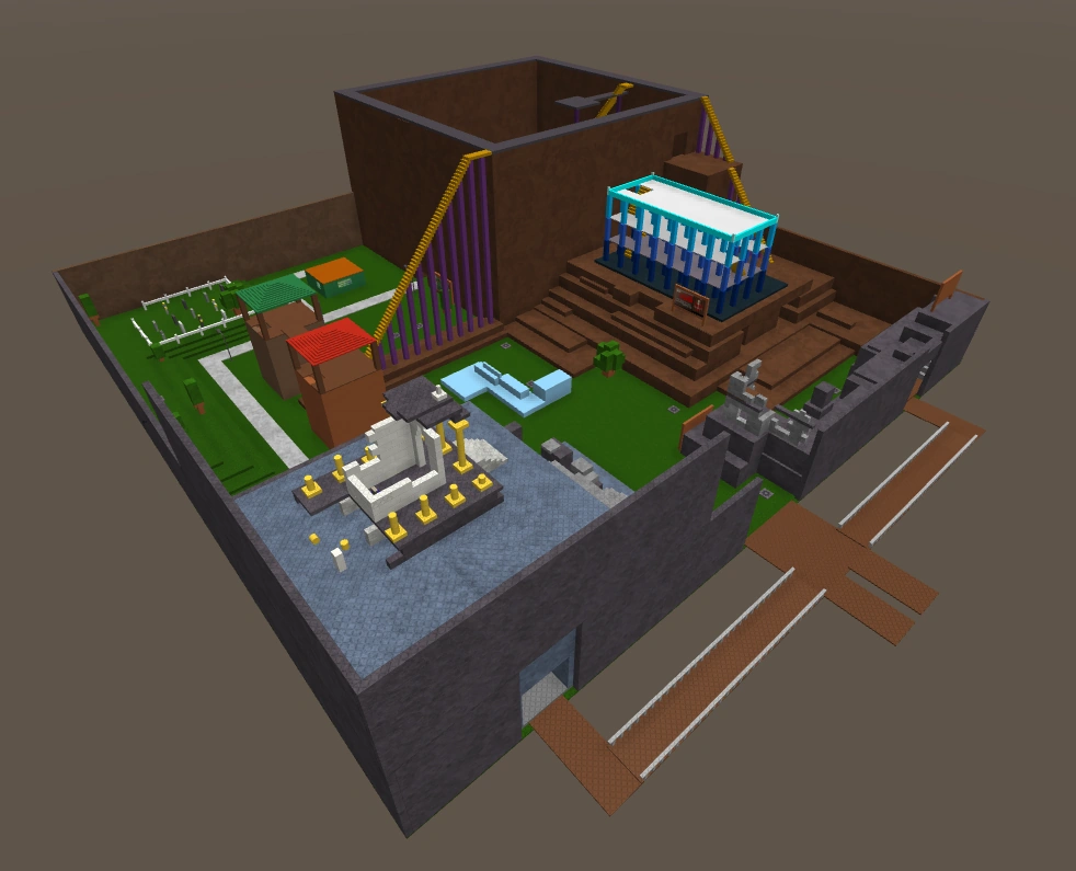 Chaos Canyon — Карта в Murder Mystery 2